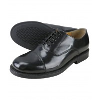 Kombat RAF Style Parade Shoes Black Full Grain Leather Cadets Army
